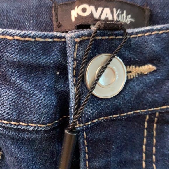 Denim blue Jean  bell bottoms size 10 nova kids retro hippy - Picture 4 of 6